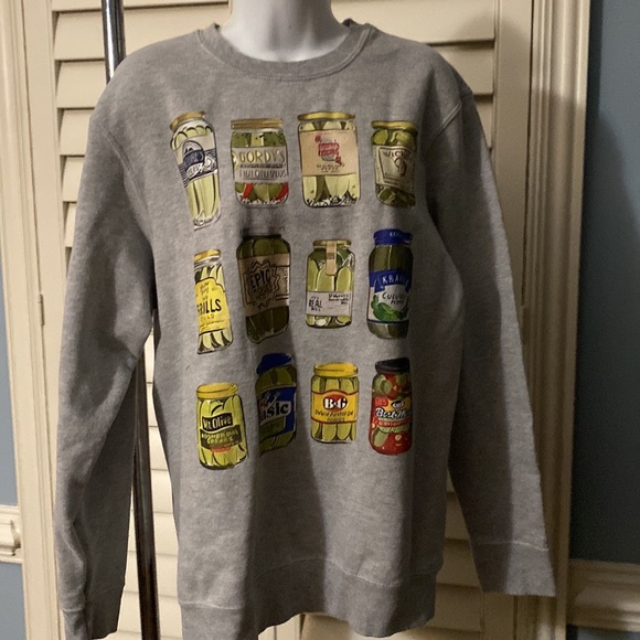 Tops - Soft Sweatshirt- Pickles! Medium